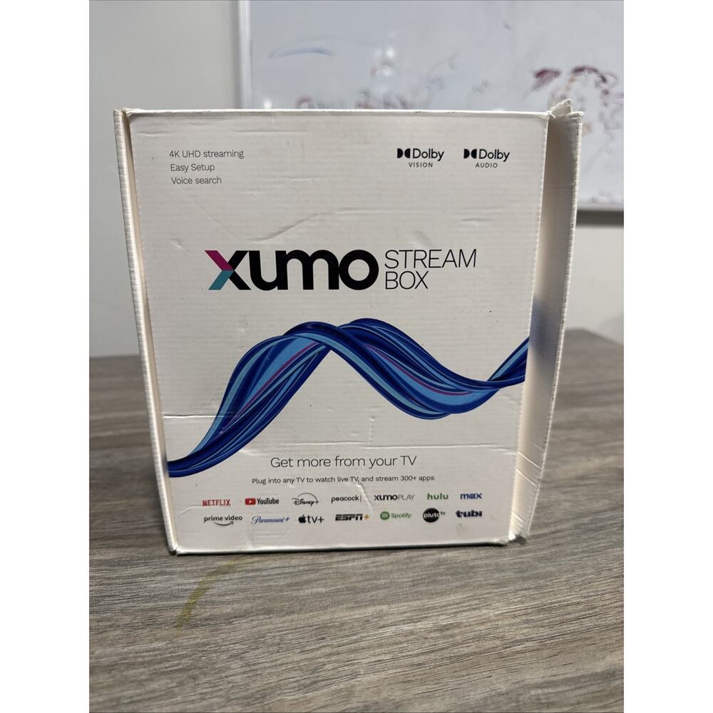 Sealed Xumo Stream Box 4K UHD Streaming Device Version 1.1 ESST1TAEI